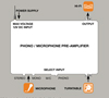 BT26 - Phono / Microphone Pre-Amplifier - Instruction Diagram