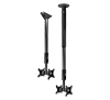 BT7552 - Back-to-Back Flat Screen Ceiling / Desk Mount - Suitable for use with B-Tech's range of System 2 poles and ceiling mounts