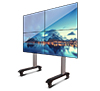 BT8371-2x2 - System X Universal Mobile Video Wall Stand for 2x2 Video Walls