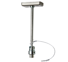 BT880-CC30 Ball - Joint Projector Ceiling Mount - Silver