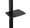 Collar compatible accessories such as shelves (available separately) can be fitted directly to the column