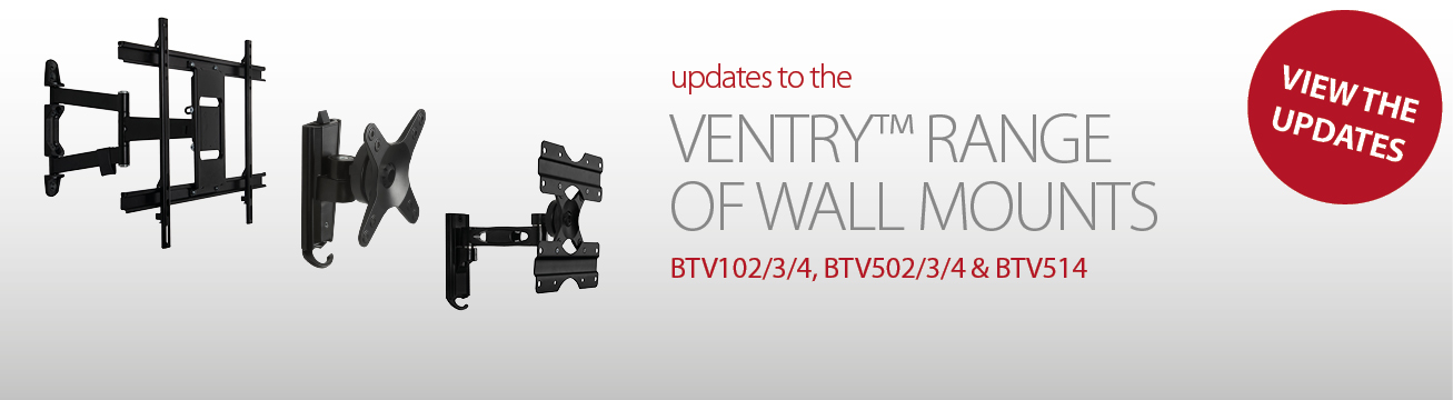 Updates to the Ventry™ Range of Wall Mounts
