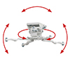 BT899 - Features easy tilt, roll and swivel functions
