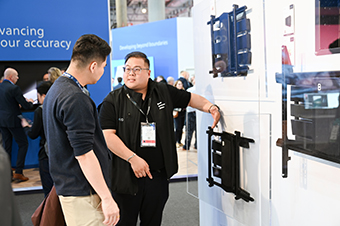 Live demonstrations on the stand